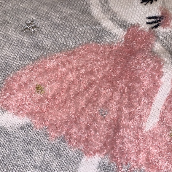 Primark 18-24 Mth Bunny Ballerina Sweater Dress - Picture 4 of 6